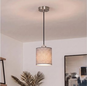 Brilagi - Lustra LED suspendată pe cablu NUBILA 1xE27/60W/230V Ø 14 cm negru/gri