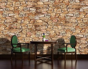 Fototapet - Stone Wall Rock (254x184 cm)