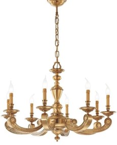 Candelabru 8 brate LUX design clasic realizat manual Alberto