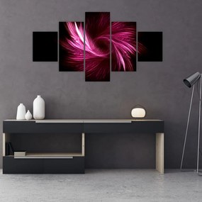 Tablou - abstracția în roz (125x70 cm), în 40 de alte dimensiuni noi
