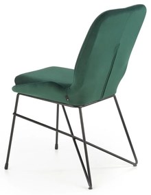 Scaun K454 catifea verde – H83 cm