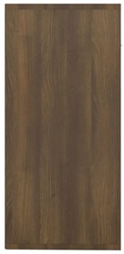 Servantă, stejar maro, 88x30x65 cm, lemn compozit