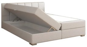 boxspring pat 160x200, gri deschis, RIANA KOMFORT