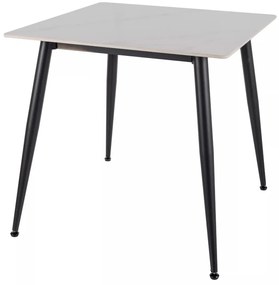Masa Rion alb/negru L80xl80 cm