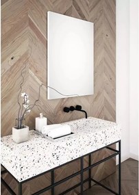 Oglinda reversibila dreptunghiulara Dubiel Vitrum Box White 60x80 cm