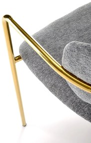 Scaun K537 gri/gold