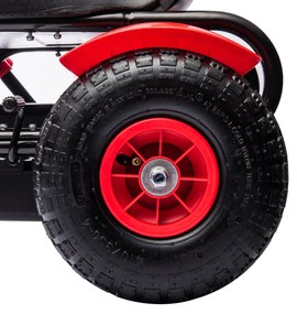 HOMCOM Kart cu Pedale pentru Copii 5-12 Ani, 121x58x61 cm, Roșu | Aosom Romania