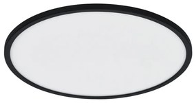 Plafoniera LED design slim, 3-step MOODMAKER, 2700K, Oja 42 negru