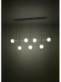 Lustră pe cablu Eglo 390178 PAZ 7xE14/40W/230V auriu/negru