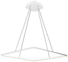 Lustra LED suspendata design modern NIX alb, 40x40cm