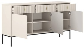 Comodă MAGIRA 3D3S, crem