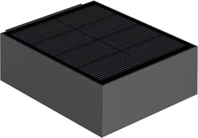 Viking - Aplica de perete solară LED cu senzor, reglabilă, 2W/3,7V, IP65, 4000K