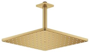 Palarie si brat de dus Grohe Rainshower Mono Cube 310 auriu periat Cool Sunrise cu 1 functie