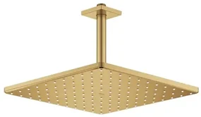 Palarie si brat de dus Grohe Rainshower Mono Cube 310 auriu periat Cool Sunrise cu 1 functie