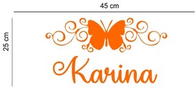 Sticker perete personalizat My Name Girl 11