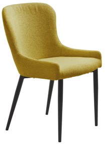 Scaun de dining galben Ontario – Unique Furniture