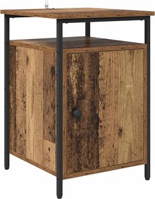 vidaXL Dulap de noapte Lemn vechi 40 x 42 x 60cm Lemn compozit