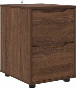 vidaXL Dulap de depozitare Stejar închis 40 x 48 x 57 cm Lemn compozit