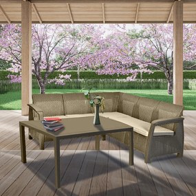 Set de mobilier de grădină Corfu Relax cu masă melodică