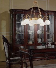 Candelabru din alama clasic 6+2L design italian 8500