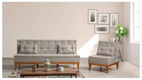 Set canapea fotoliu Flipper (crem). 1101636