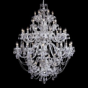 Candelabru XXL cu 48 brate Cristal Bohemia