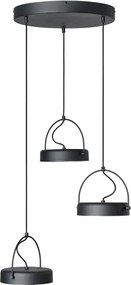 Osram - Lampă suspendată pe cablu LED DECOR PUCK 3xLED/12W/230V CRI 90 negru