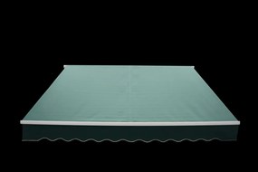 Copertină verde - 2,95 x 2 m