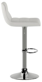 STONES Scaun din piele ecologică 36cm X 38.5cm H. 83/98cm | Aosom Romania