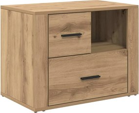 vidaXL Dulap de noapte Stejar Artizanal 35 x 60 x 50 cm Lemn compozit