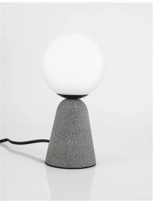 Veioza, lampa de masa design modern ZERO beton gri NVL-9577010