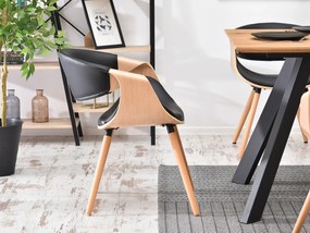 Scaun Bjorn K (stejar negru + stejar). 1110932