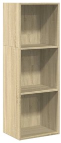 857869 vidaXL Bibliotecă, stejar sonoma, 40x30x114 cm, lemn prelucrat