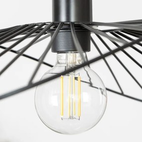 Brilagi - Lampă suspendată LED pe cablu CERIA WIRE 1xE27/40W/230V 40x56 cm negru