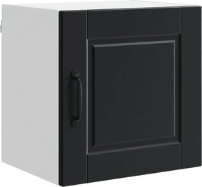 vidaXL Dulap de bucătărie cu raft Negru 40 x 31 x 40 cm Lemn compozit