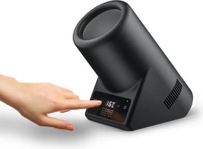Racitor de masa pentru vin Caso VinoCase Black, 72 W, 5-18°C, Sticle diametru 9 cm, Comanda tactila, Silentios, LED, Negru mat