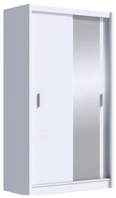 Dulap cu oglindă SABRINA 150x215 cm alb