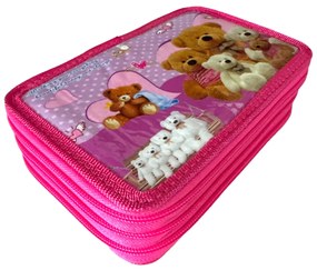 Penar echipat cu 34 piese, 3 compartimente, pentru fete, PNF01