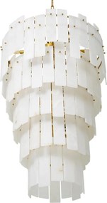 Candelabru design elegant LUX Greyson XL, Alabaster