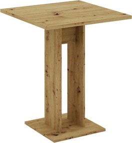 Masa EVERET, stejar artisan, DTD laminat, 68x68x78 cm
