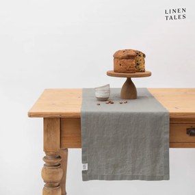 Napron de masă din in 40x200 cm Khaki – Linen Tales