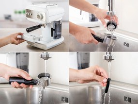 Espressor manual cu sistem de spumare lapte, Joy