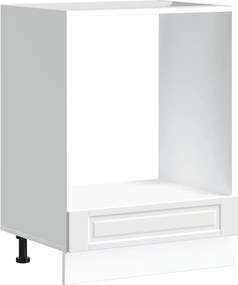 vidaXL Dulap pentru cuptor „Porto” din lemn prelucrat alb