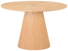 Masa rotunda de dining ANGEL 120x120 cm, decor stejar
