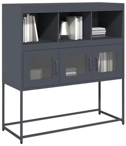 vidaXL Dulap, antracit, 100,5x39x107 cm, oțel laminat la rece