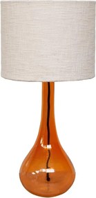 Lampa de masa, cu abajur din iuta natuala, Magic