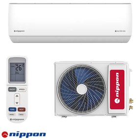 Aparat de aer conditionat inverter Nippon KFR 09DC SILVER ION 2, 9 000BTU, 18 m², A++/A+, R-32, Alb