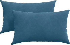 vidaXL Perne pentru canapea 2 pcs albastru 50 x 30 cm