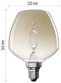 Bec LED DECO VINTAGE S123, soclu E27, 3,5W, 230V, 1800K
