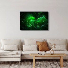 Tablou - abstracție verde (90x60 cm)